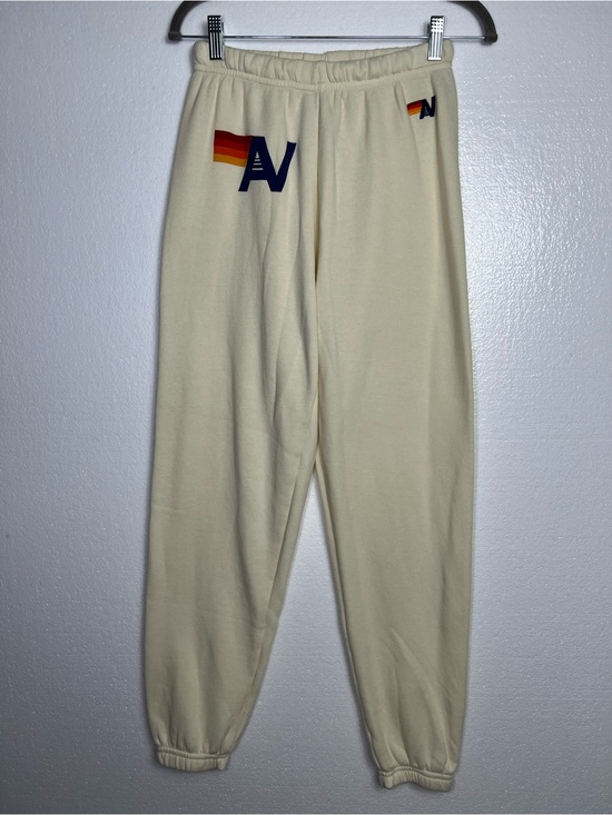 Aviator Nation Pants - Aviator nation logo cream off white jogger pants size S